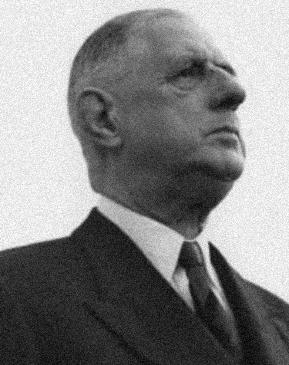 Charles de Gaulle, président de la République, 1961.