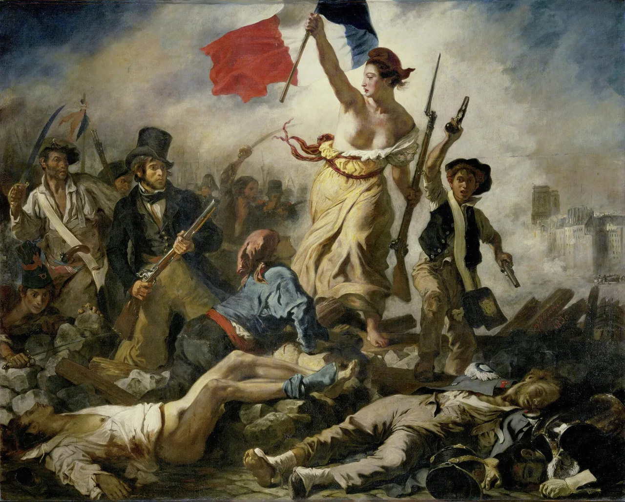 La Liberté guidant le peuple, Eugène Delacroix, 1830