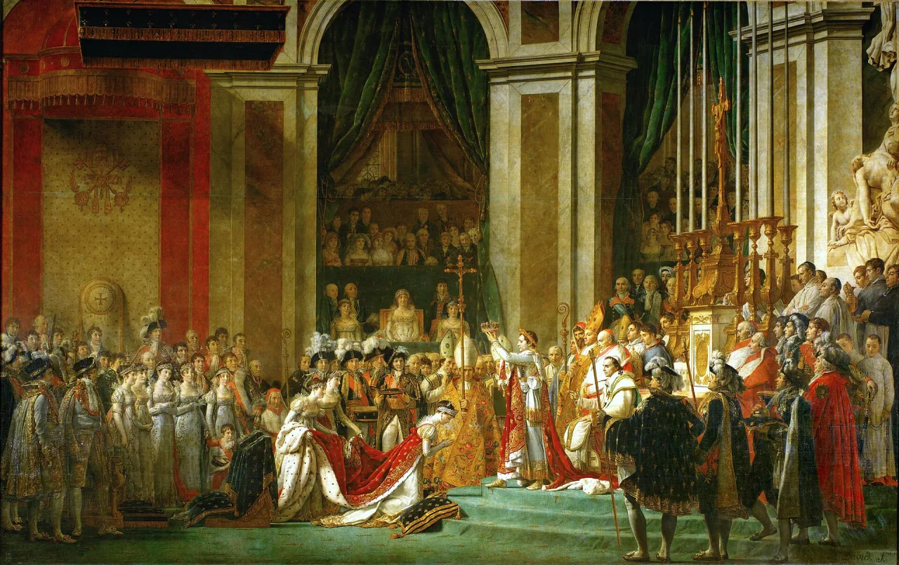 Le Sacre de Napoléon, Jacques-Louis David (1806-1807), musée du Louvre