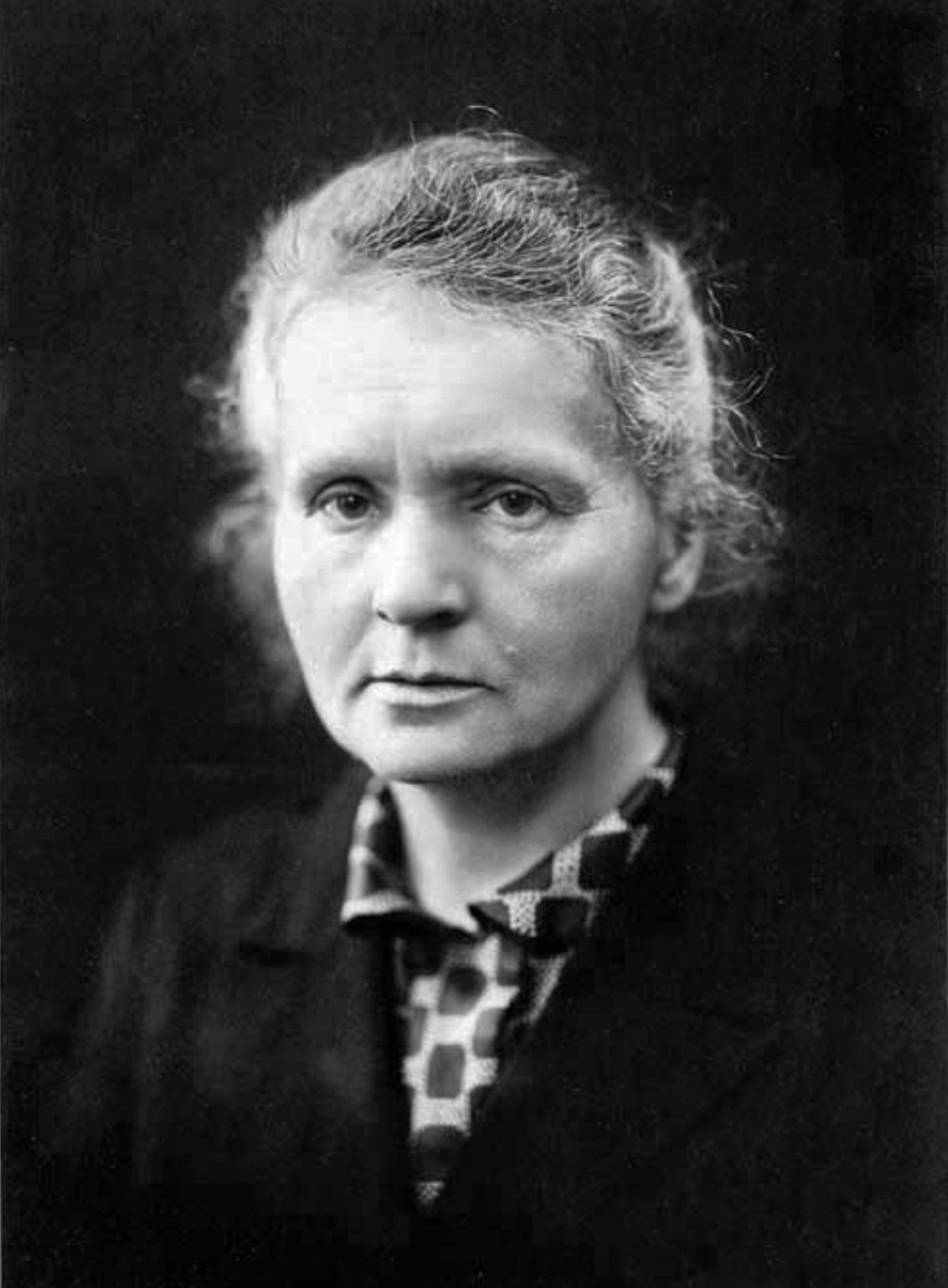 Portrait de Marie Curie, photographie d'Henri Manuel, vers 1920.